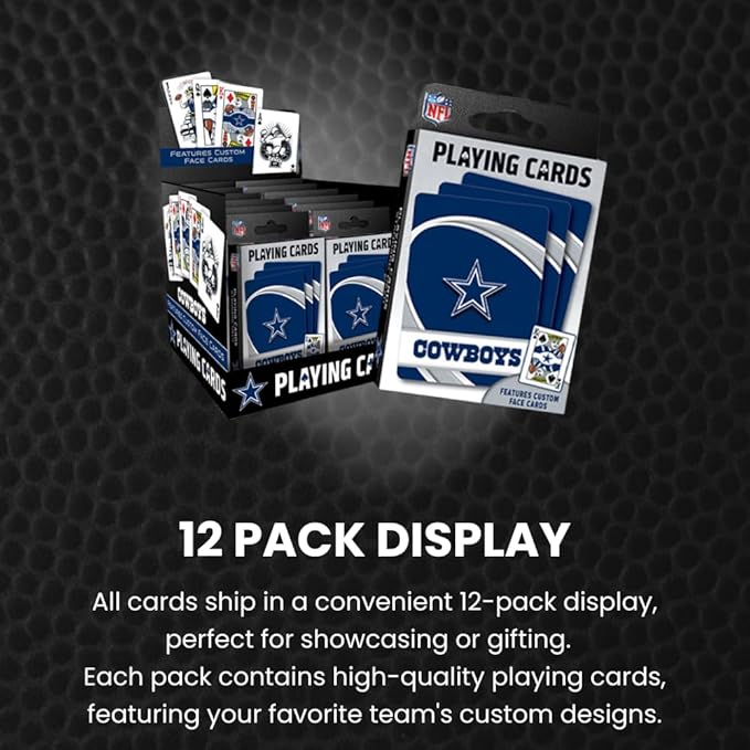 MasterPieces - NFL Playing Cards, Officially Licensed Los Angeles Chargers Football Deck, Family Games for Adults and Kids, Standard Index