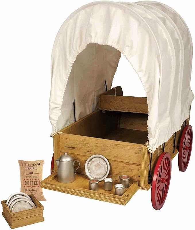 The Queen's Treasures 18 Inch Doll Kitchen Accessories, Little House on The Prairie 12 Piece 1880's Dishware Set Compatible for Use with American Girl Dolls