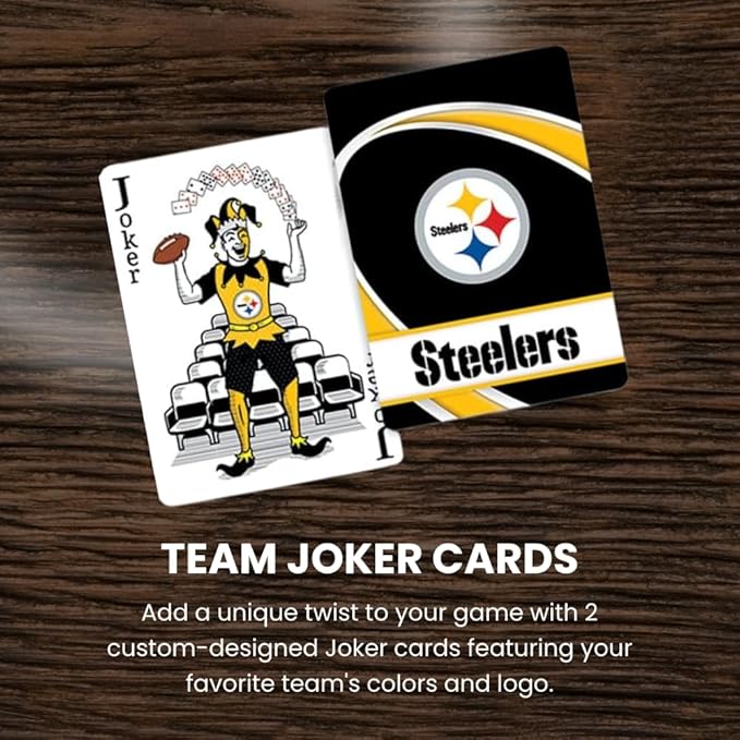 MasterPieces - NFL Playing Cards, Officially Licensed Los Angeles Chargers Football Deck, Family Games for Adults and Kids, Standard Index