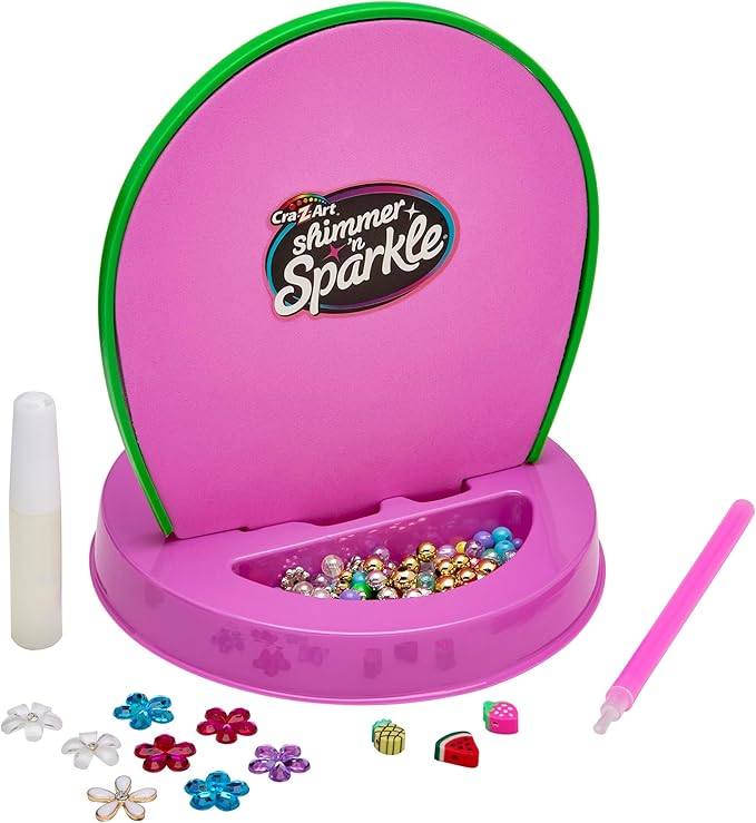 Shimmer 'N Sparkle Sparkling Headband and Barrettes - Make Your own Beaded Headbands and Barrettes Hair Accessories for Kids Birthday Present Ages 8 and Up