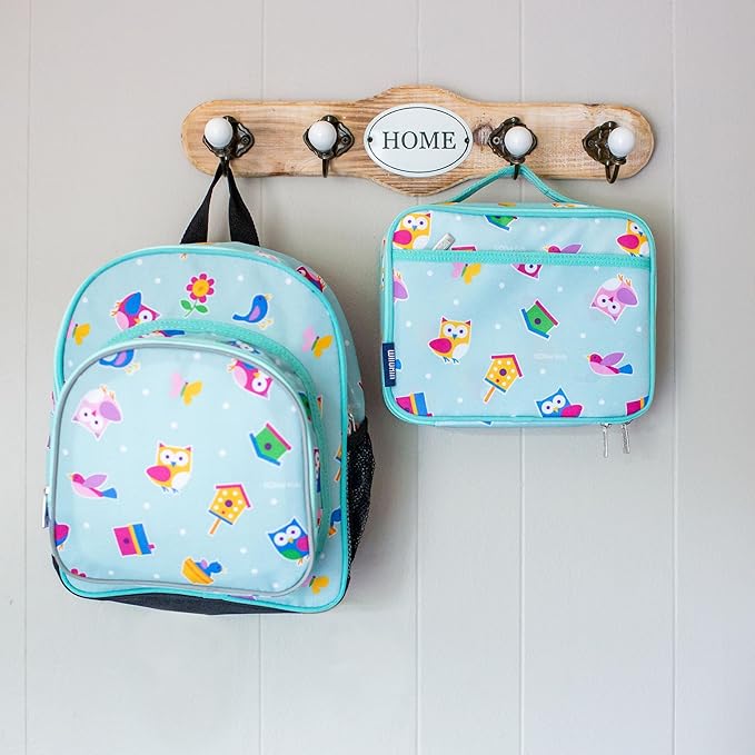 Wildkin Kids Insulated Lunch Box for Boys and Girls, Perfect Size for Packing Hot or Cold Snacks for School and Travel, Mom's Choice Award Winner, BPA-free, Olive Kids (Birdie)