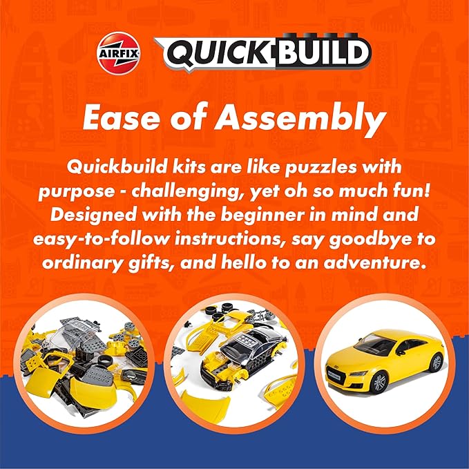 Airfix Quickbuild P-51D Mustang Airplane Brick Building Plastic Model Kit J6016